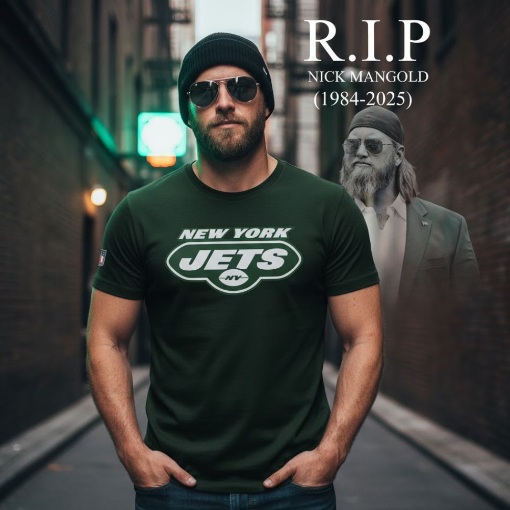 Nick Mangold #74 New York Jets Thank You Memories T-Shirt (1984–2025 Edition) - LeagueLockerGear