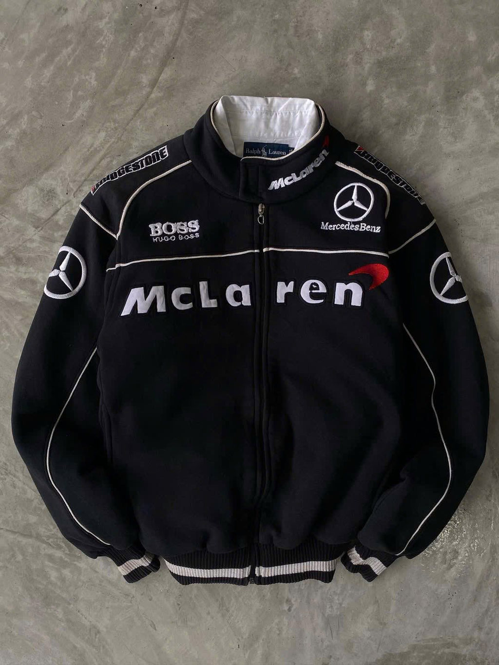 McLaren Formula 1 Team Full-Zip Racing Jacket - Team Priceless Jacket - LeagueLockerGear