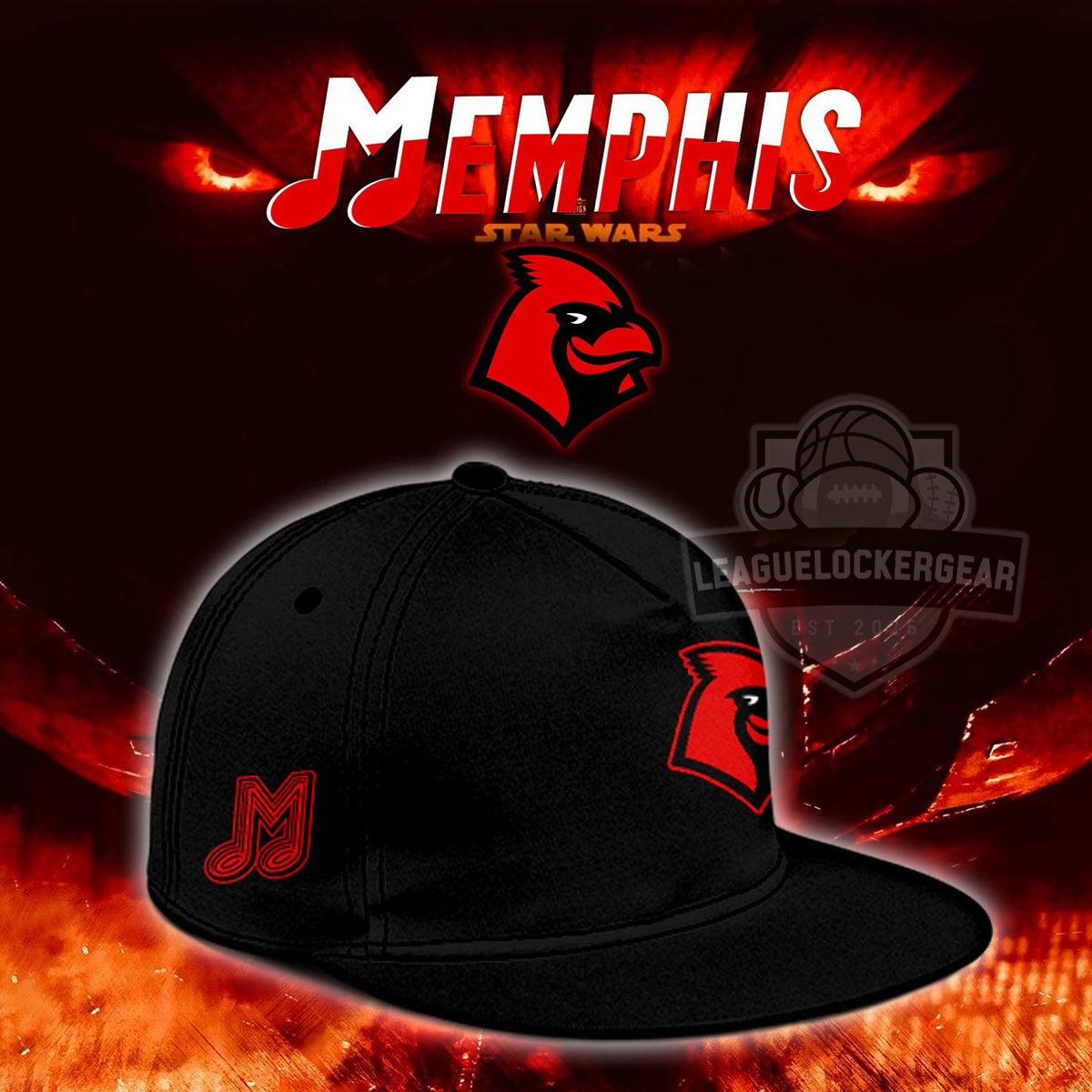 Memphis Star Wars Darth Maul Shadow Lord Baseball Jersey - LeagueLockerGear