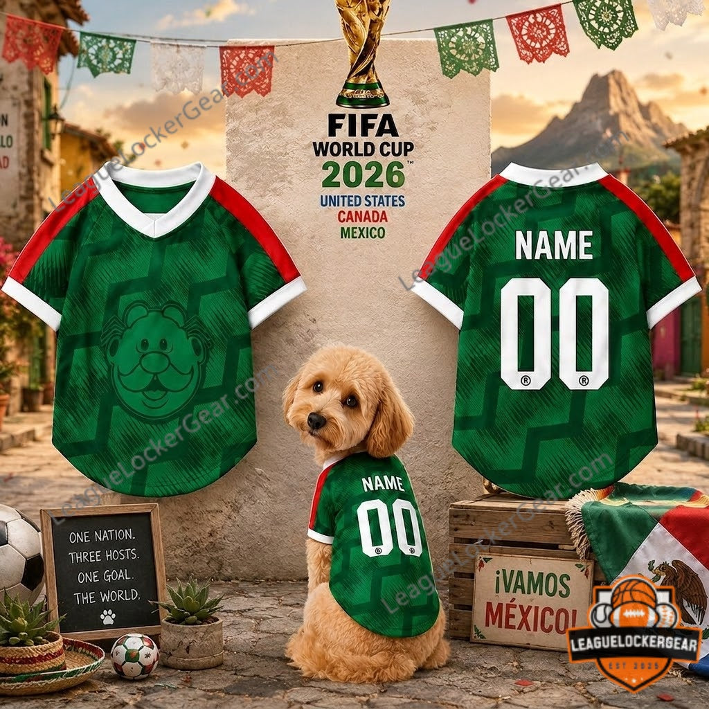 Mexico FIFA World Cup 2026 Dr Simi Pet Jersey - LeagueLockerGear