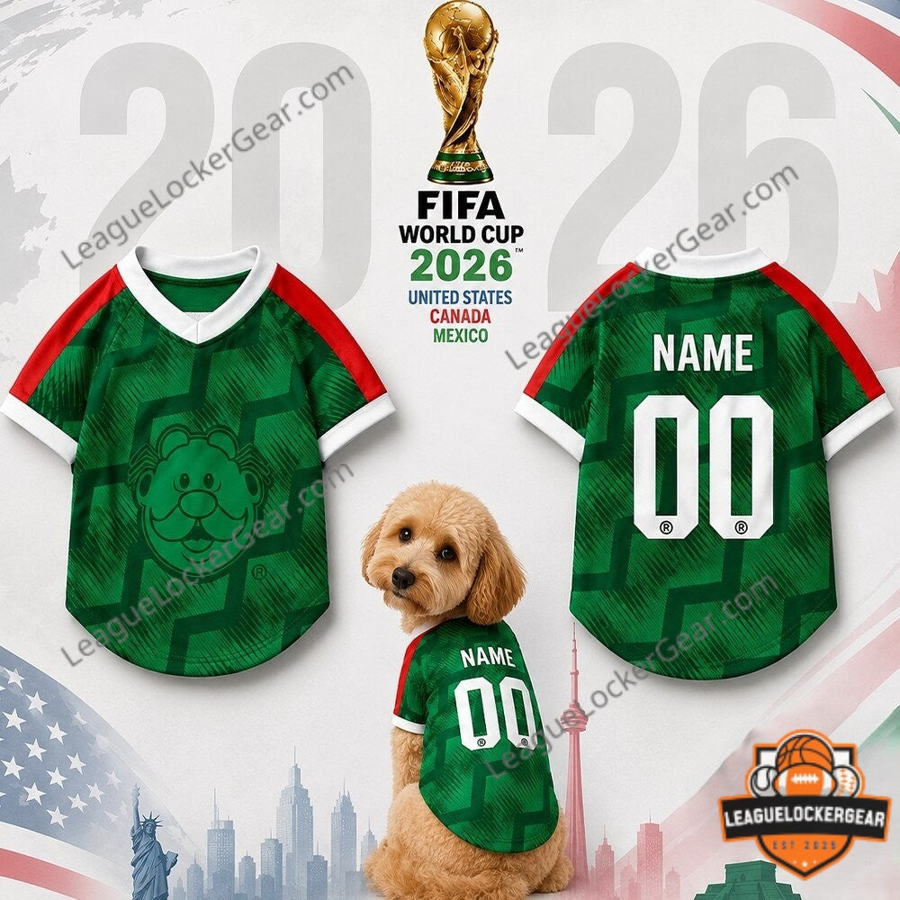 Mexico FIFA World Cup 2026 Dr Simi Pet Jersey - LeagueLockerGear