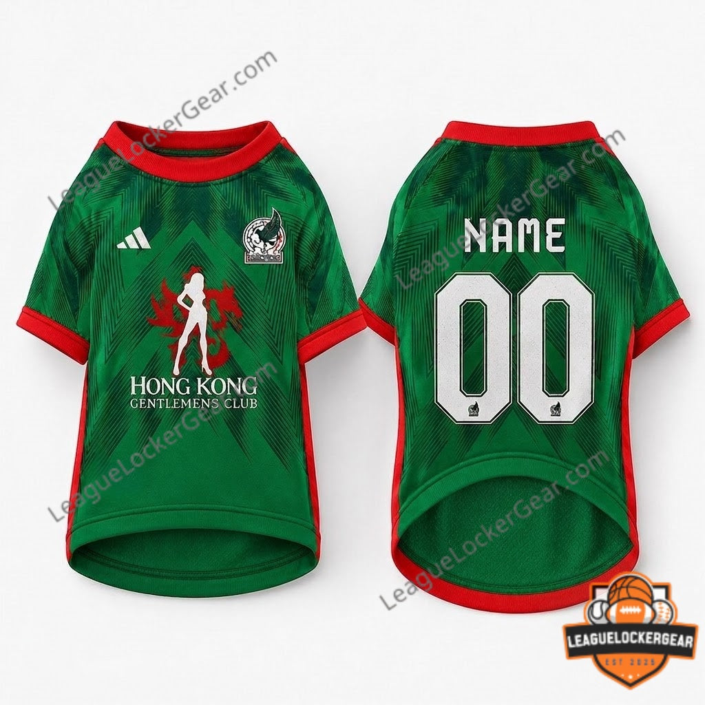 Mexico x Hong Kong Gentlemens Club FIFA World Cup 2026 Pet Jersey - LeagueLockerGear
