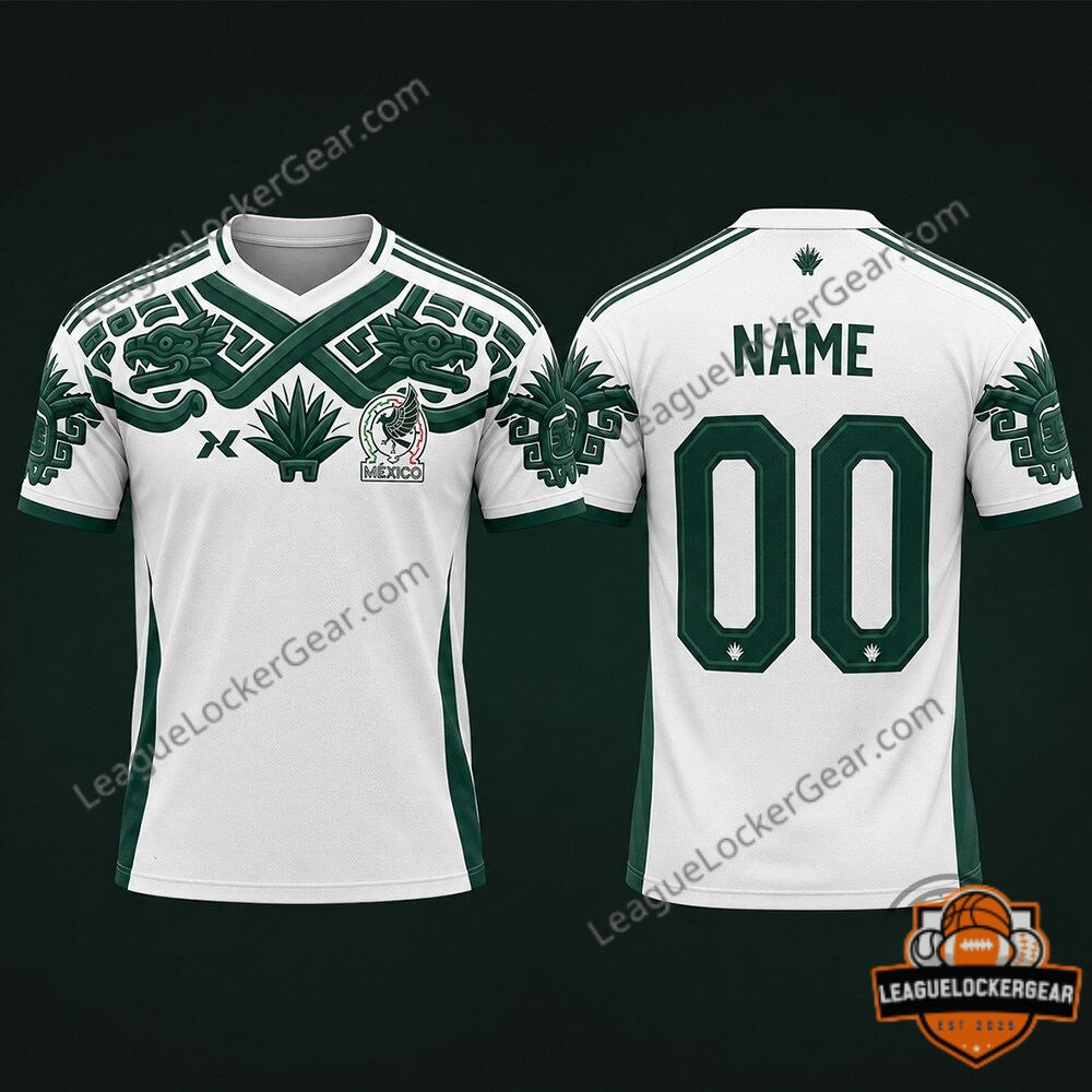 Mexico 2026 World Cup Aztec Soccer Jersey - LeagueLockerGear