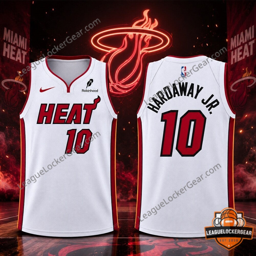 Tim Hardaway Jr Nike Miami HEAT New Jersey 2026 - LeagueLockerGear