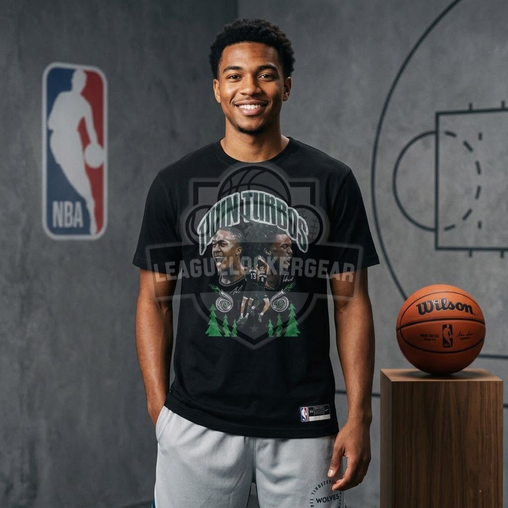 Minnesota Timberwolves Twin Turbos T-Shirt - LeagueLockerGear