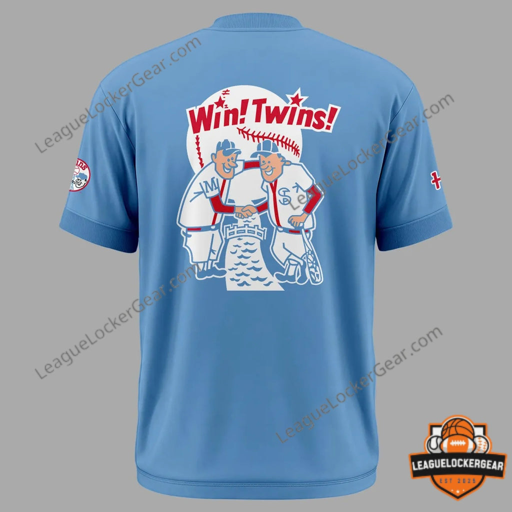 Minnesota Twins Vintage 1961 Minnie and Paul Mascots T-Shirt - LeagueLockerGear
