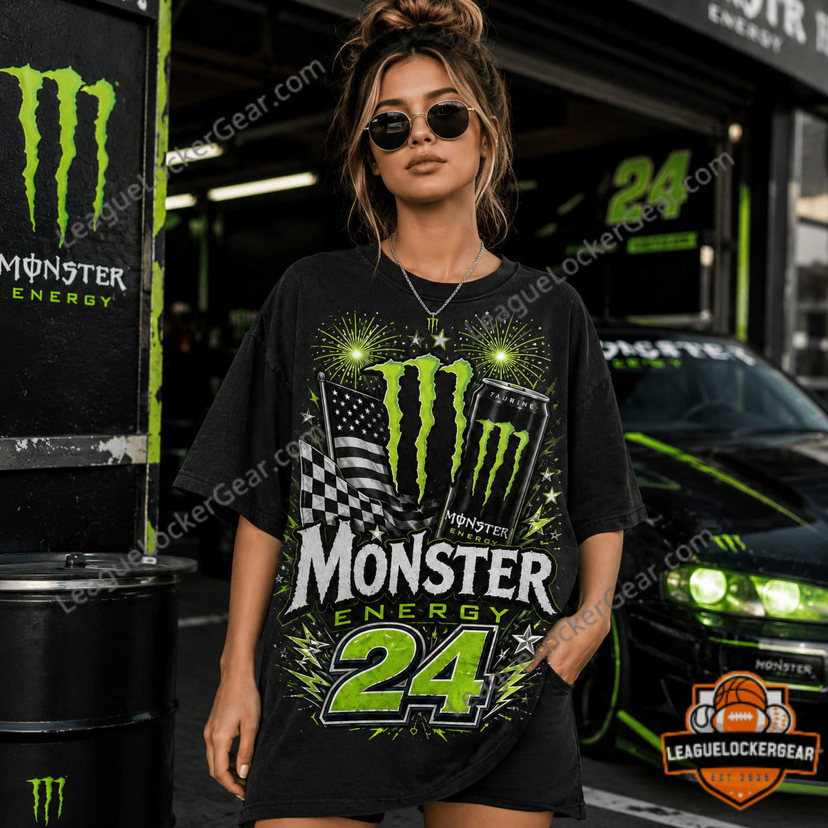 Monster Energy 24th Anniversary 3D T-Shirt - LeagueLockerGear