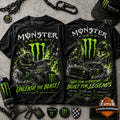 Monster Energy Unleash The Beast 3D T-Shirt - LeagueLockerGear