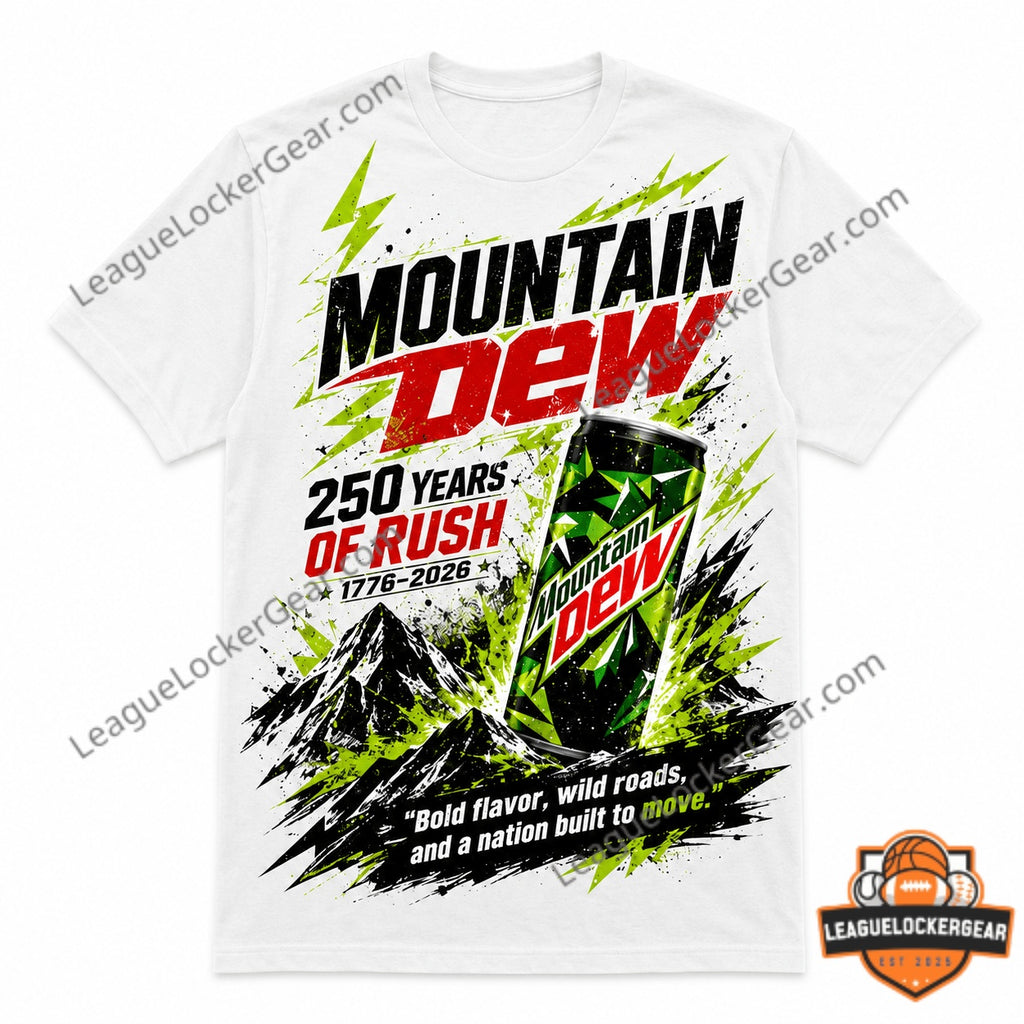 Mountain Dew America 250th Anniversary T-Shirt - LeagueLockerGear