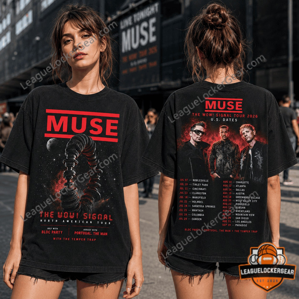 Muse The Wow! Signal Tour 2026 T-Shirt - LeagueLockerGear
