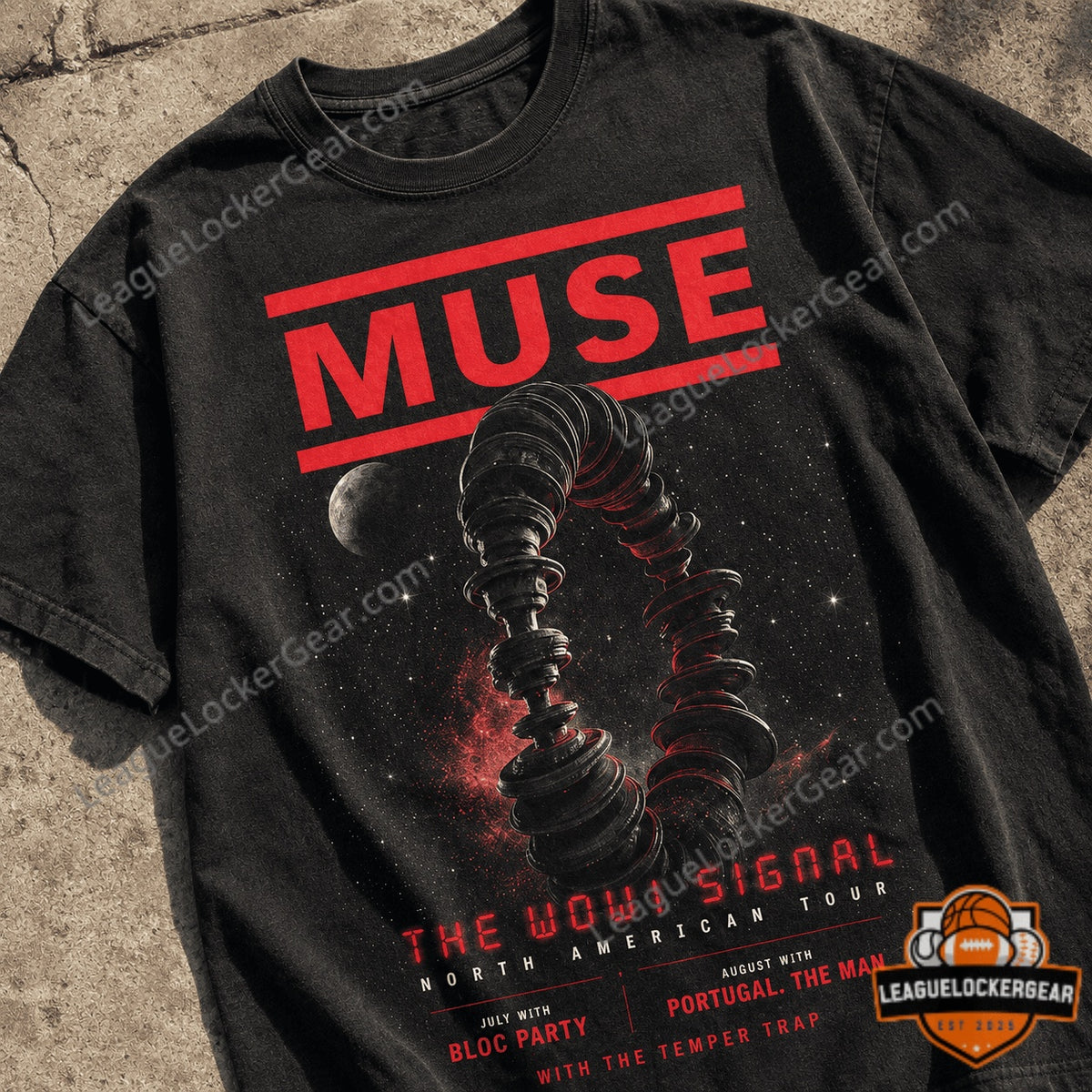 Muse The Wow! Signal Tour 2026 T-Shirt - LeagueLockerGear