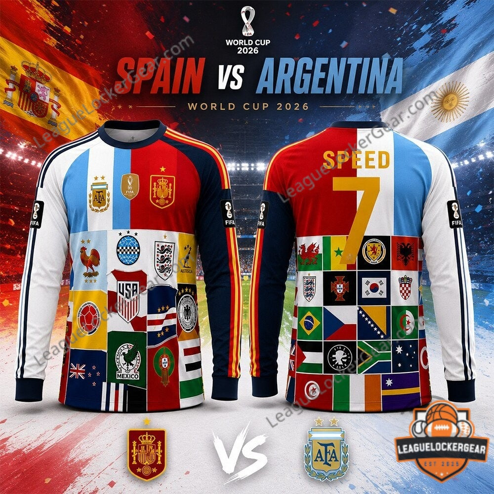 IShowSpeed All Countries 2026 World Cup Mashup Jersey - LeagueLockerGear