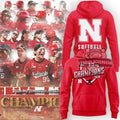 Nebraska Cornhuskers Softball 2026 Big Ten Regular Season Champions Hoodie - LeagueLockerGear