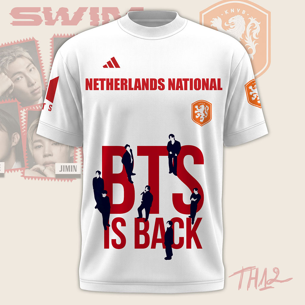 BTS Is Back Netherlands National World Cup 2026 T-Shirt - LeagueLockerGear