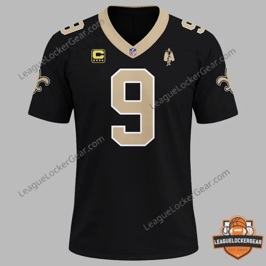 New Orleans Saints Drew Brees Football Jersey - Super Bowl XLIV Champ