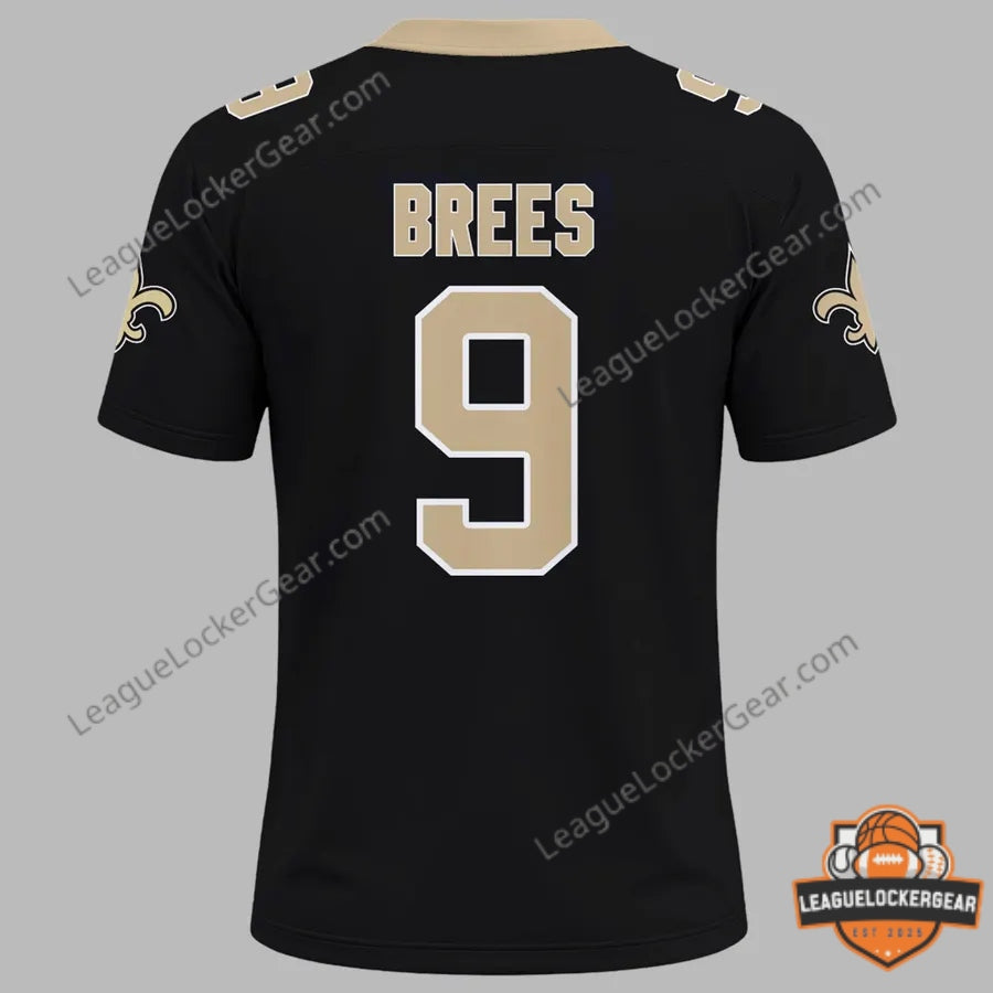 New Orleans Saints Drew Brees Football Jersey - Super Bowl XLIV Champ