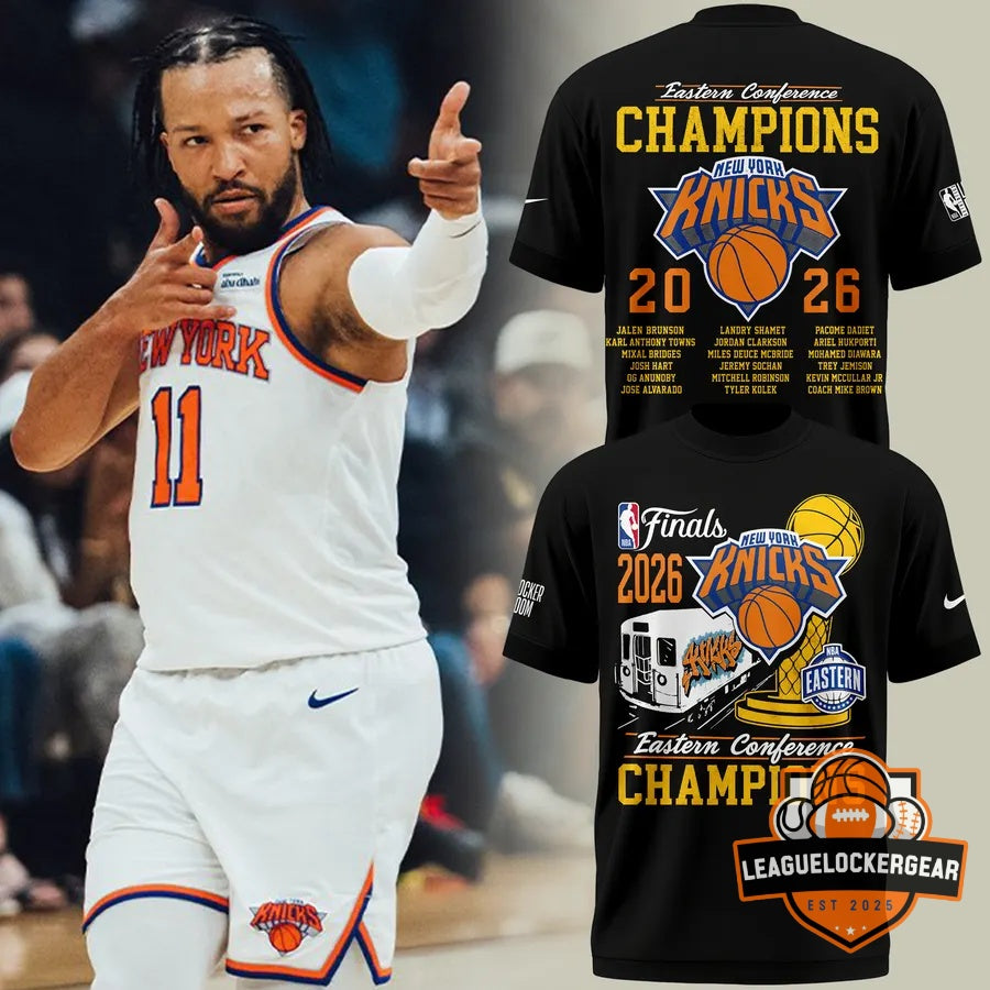 New York Knicks Eastern Conference Champions NBA Finals T-Shirt - LeagueLockerGear