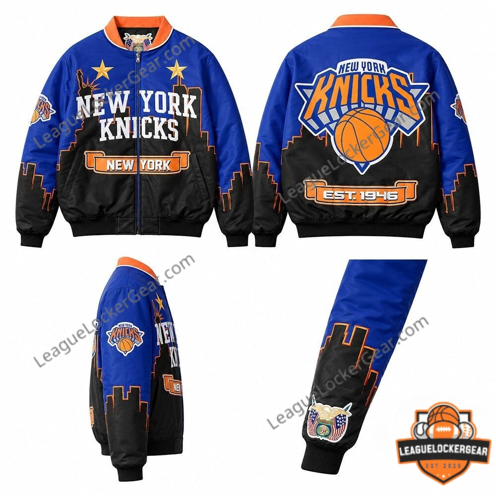 New York Knicks EST. 1946 Champions Jacket - LeagueLockerGear