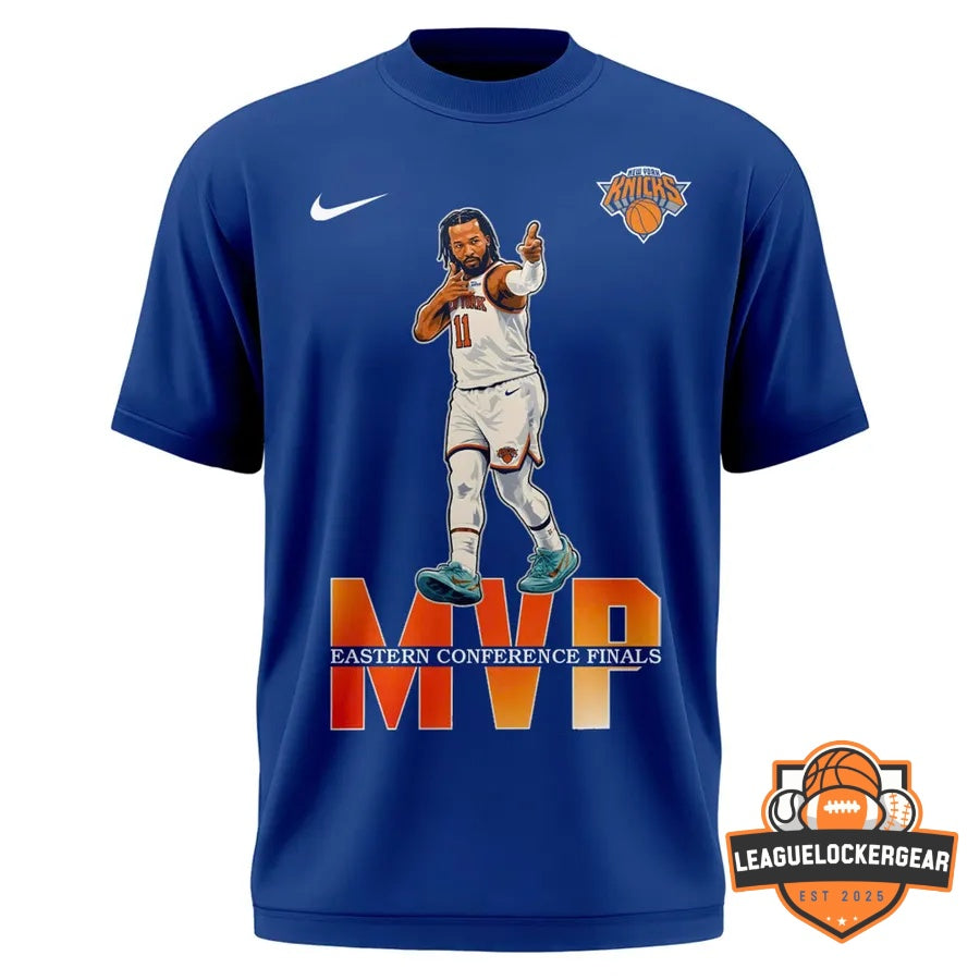 Knicks Jalen Brunson Eastern Conference Finals MVP Signed T-Shirt - LeagueLockerGear