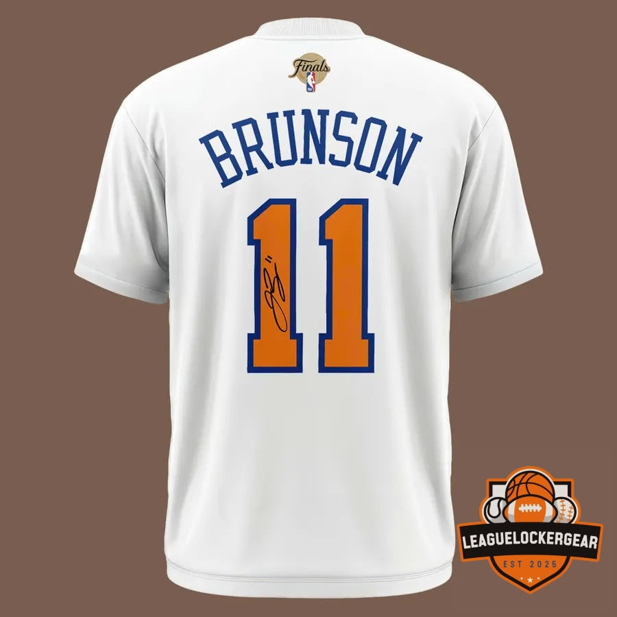 Knicks Jalen Brunson Eastern Conference Finals MVP Signed T-Shirt - LeagueLockerGear