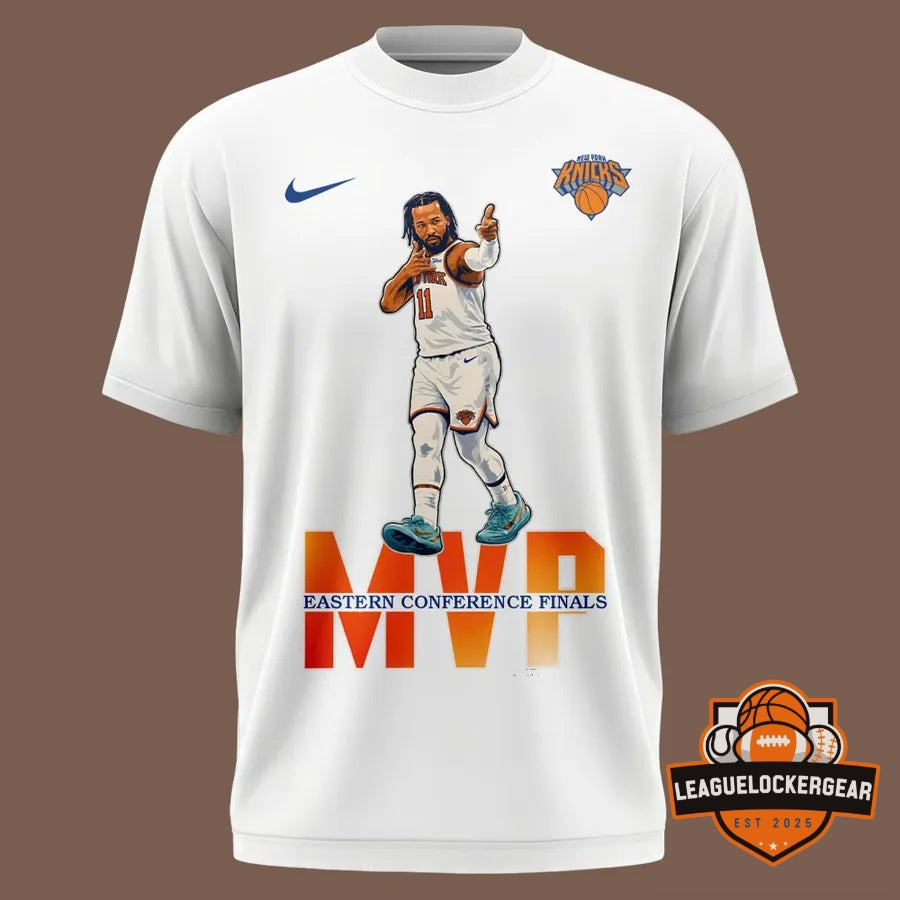 Knicks Jalen Brunson Eastern Conference Finals MVP Signed T-Shirt - LeagueLockerGear