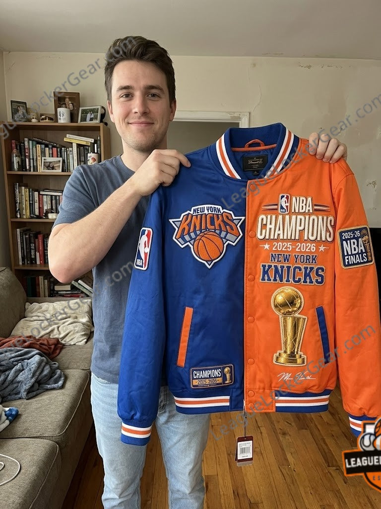 New York Knicks NBA Champions 2025-2026 Jacket - LeagueLockerGear