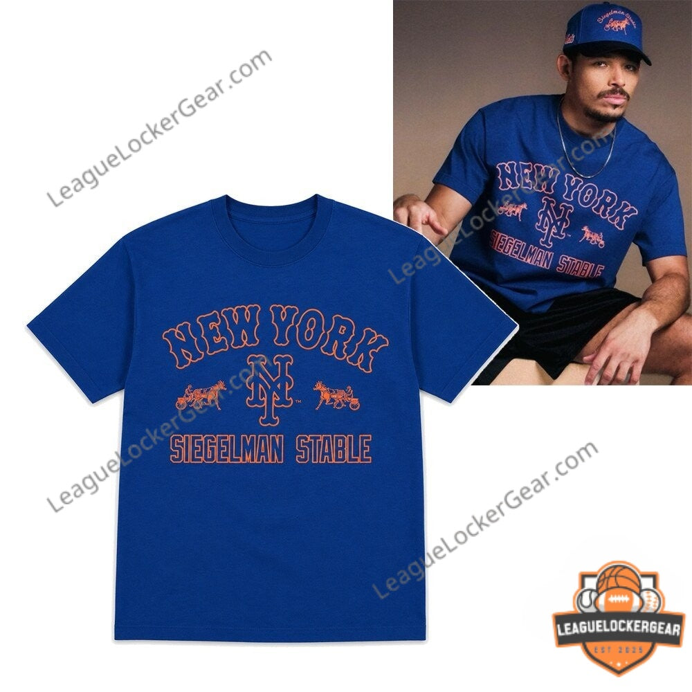 Anthony Ramos New York Mets Siegelman Stable T-Shirt - LeagueLockerGear