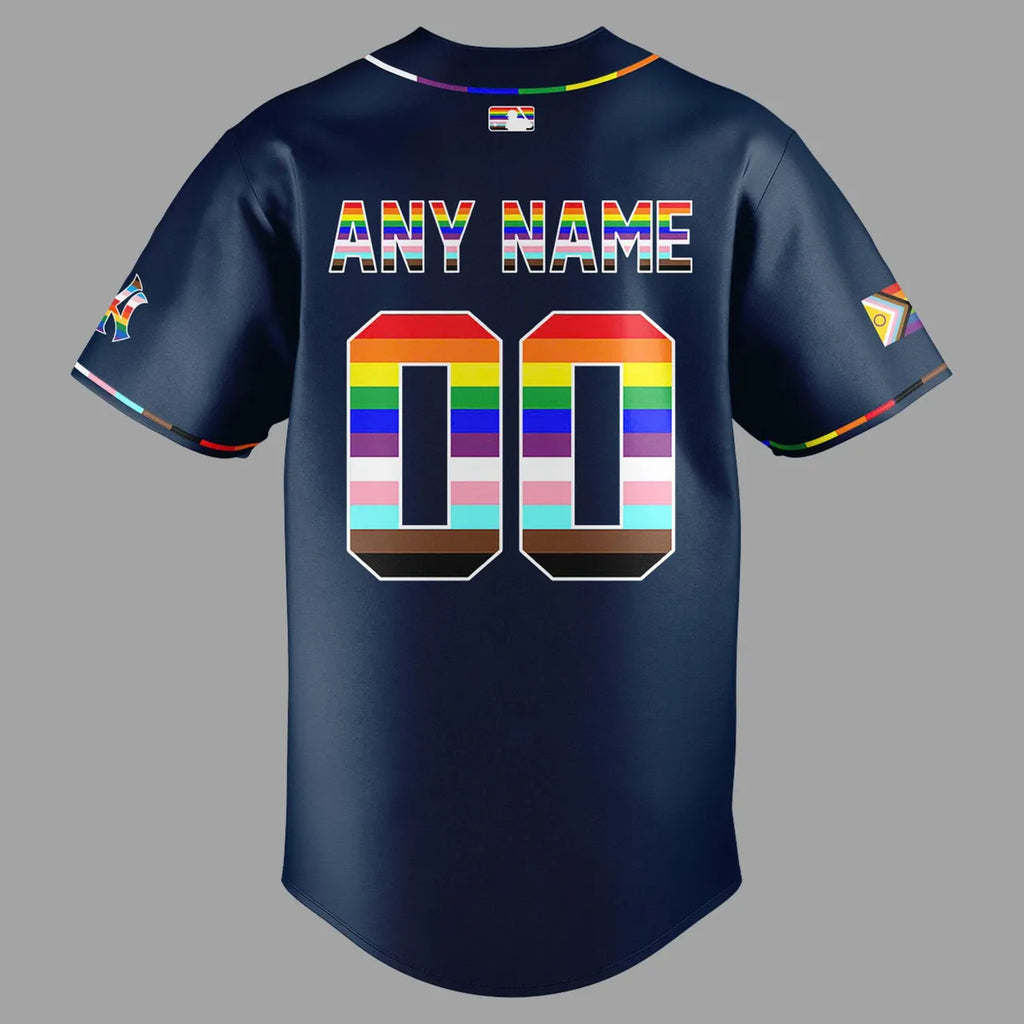 New York Yankees Celebrating Pride Month Baseball Jersey - LeagueLockerGear