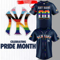 New York Yankees Celebrating Pride Month Baseball Jersey - LeagueLockerGear