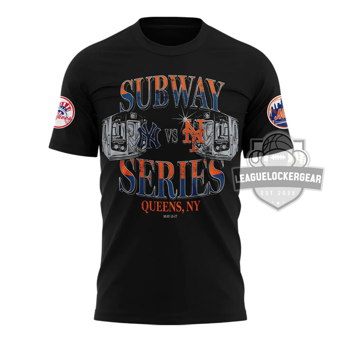 2026 MLB Subway Series Yankees x Mets T-Shirt - LeagueLockerGear