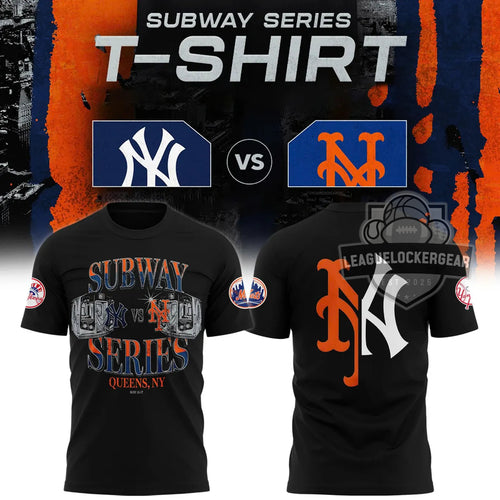 2026 MLB Subway Series Yankees x Mets T-Shirt - LeagueLockerGear
