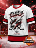 North Ice Club Storm Surge Category One Red Warning 2026 Season T-Shirt - LeagueLockerGear