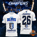 NSW Blues State of Origin 2026 Champions T-Shirt - LeagueLockerGear