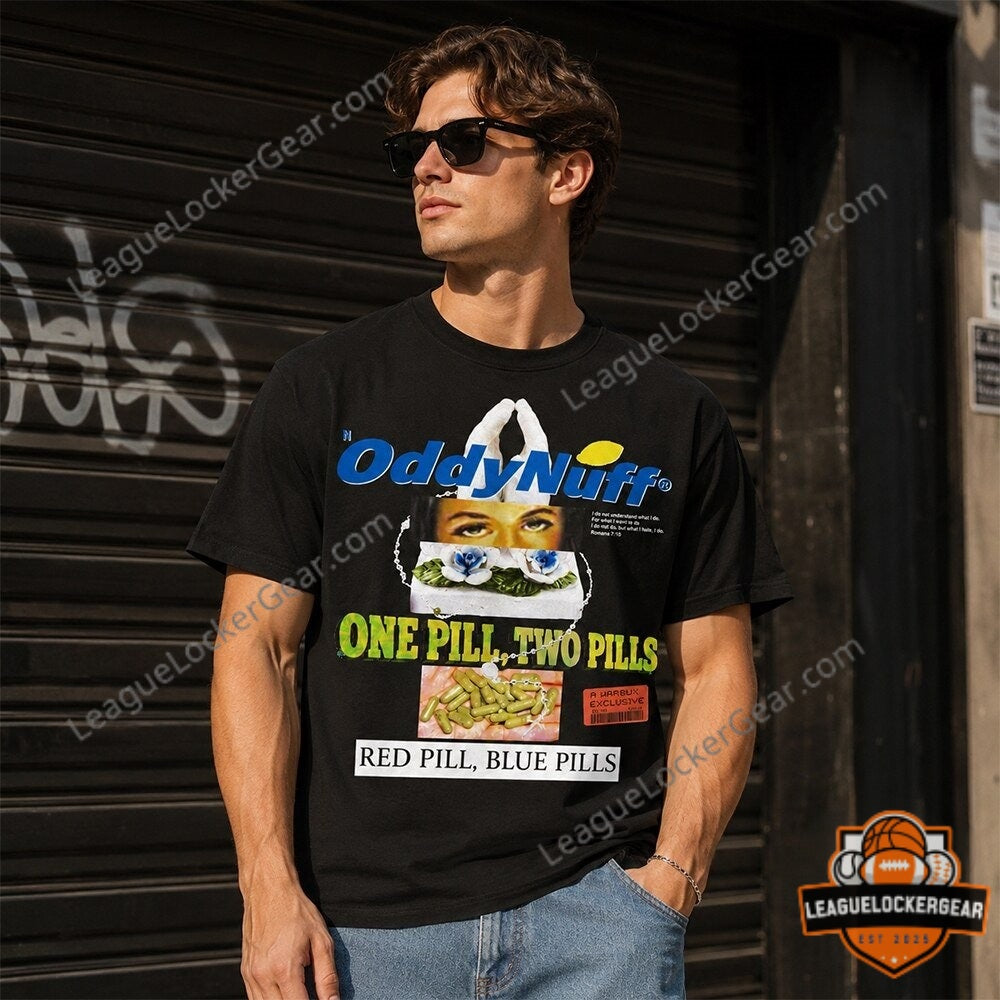 Suicideboys Oddy Nuff One Pill Two Pills T-Shirt - LeagueLockerGear
