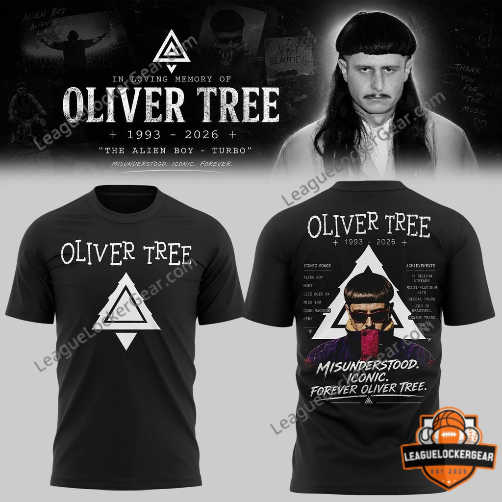 Oliver Tree In Loving Memory 1993 2026 The Alien Boy Turbo T-Shirt - LeagueLockerGear