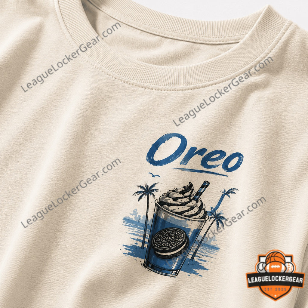 Oreo Beach Cafe Summer Vibes Good Vibes T-Shirt - LeagueLockerGear