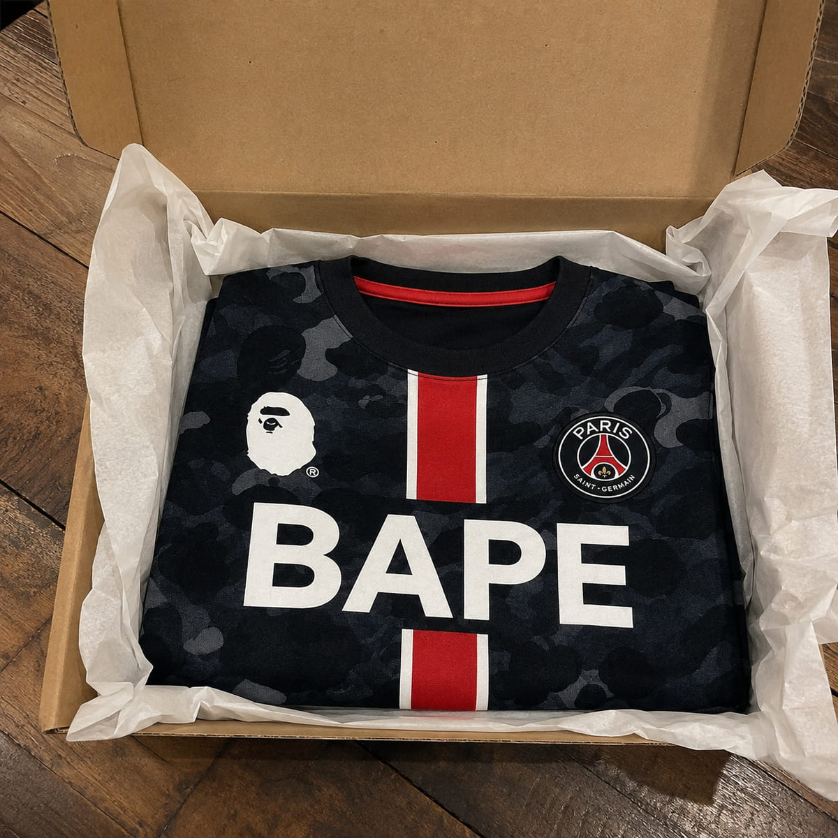 Paris Saint-Germain BAPE Collaboration Jersey Shirt