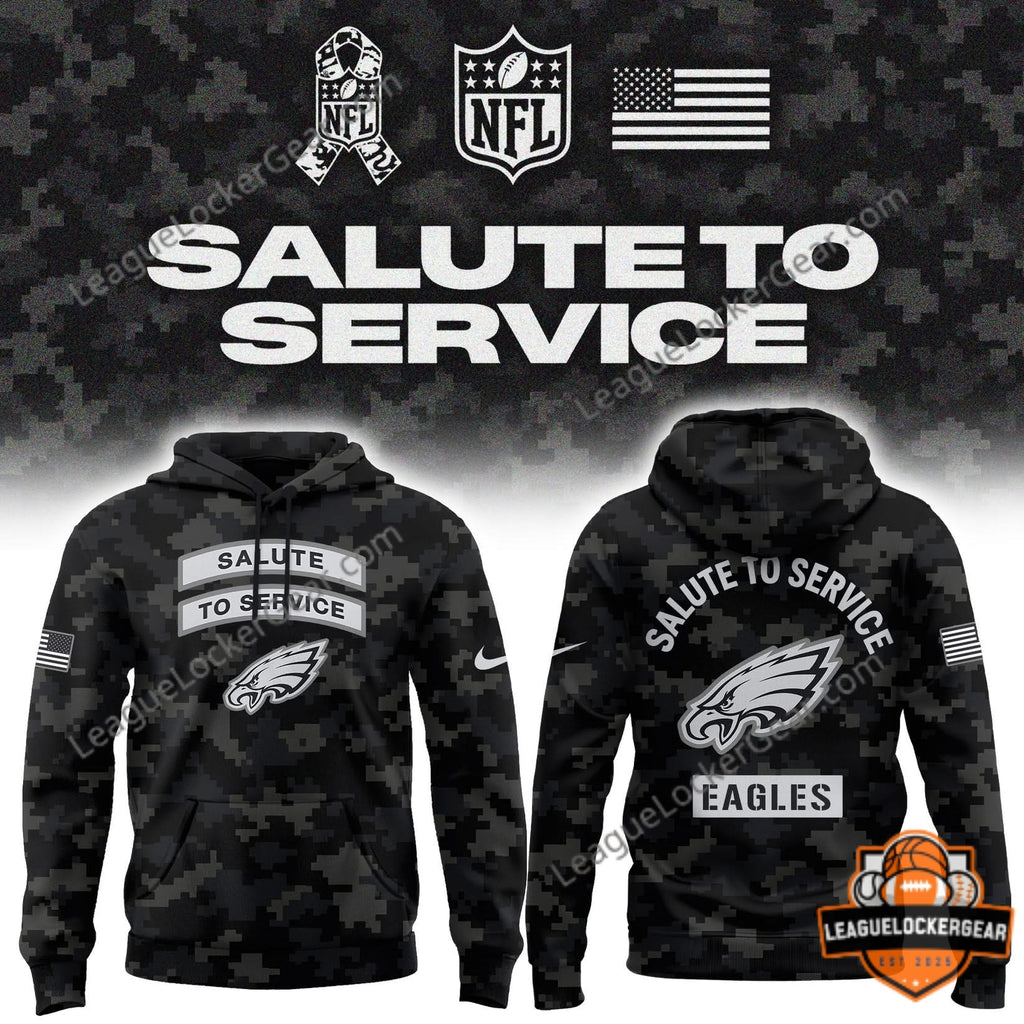 Philadelphia Eagles Salute to Service 2026 T-Shirt