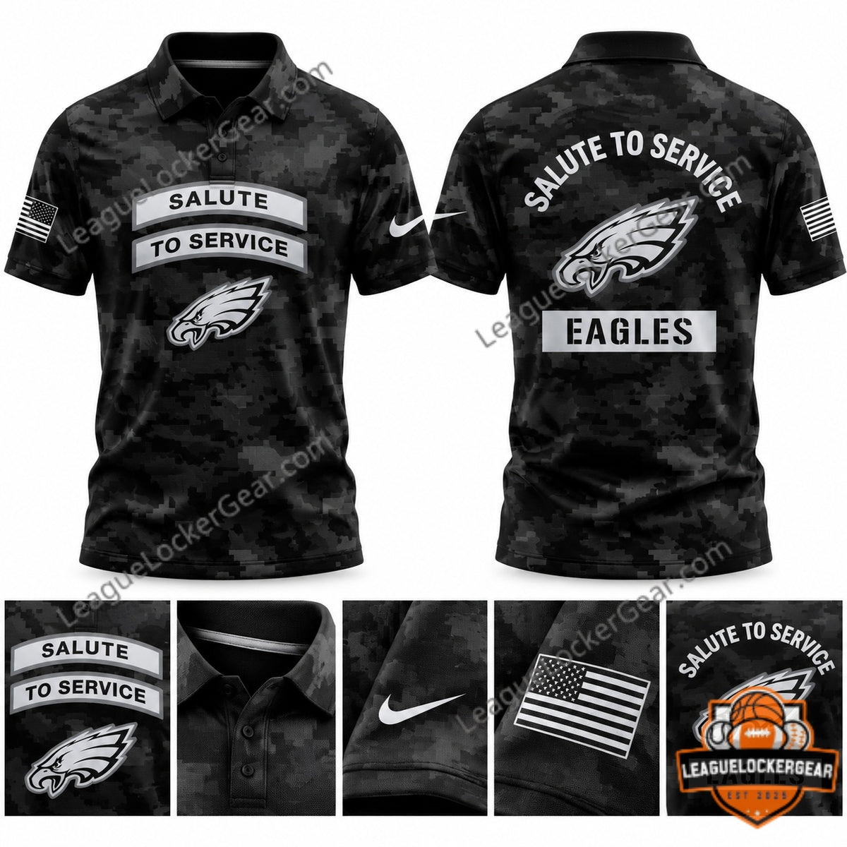 Philadelphia Eagles Salute to Service 2026 T-Shirt