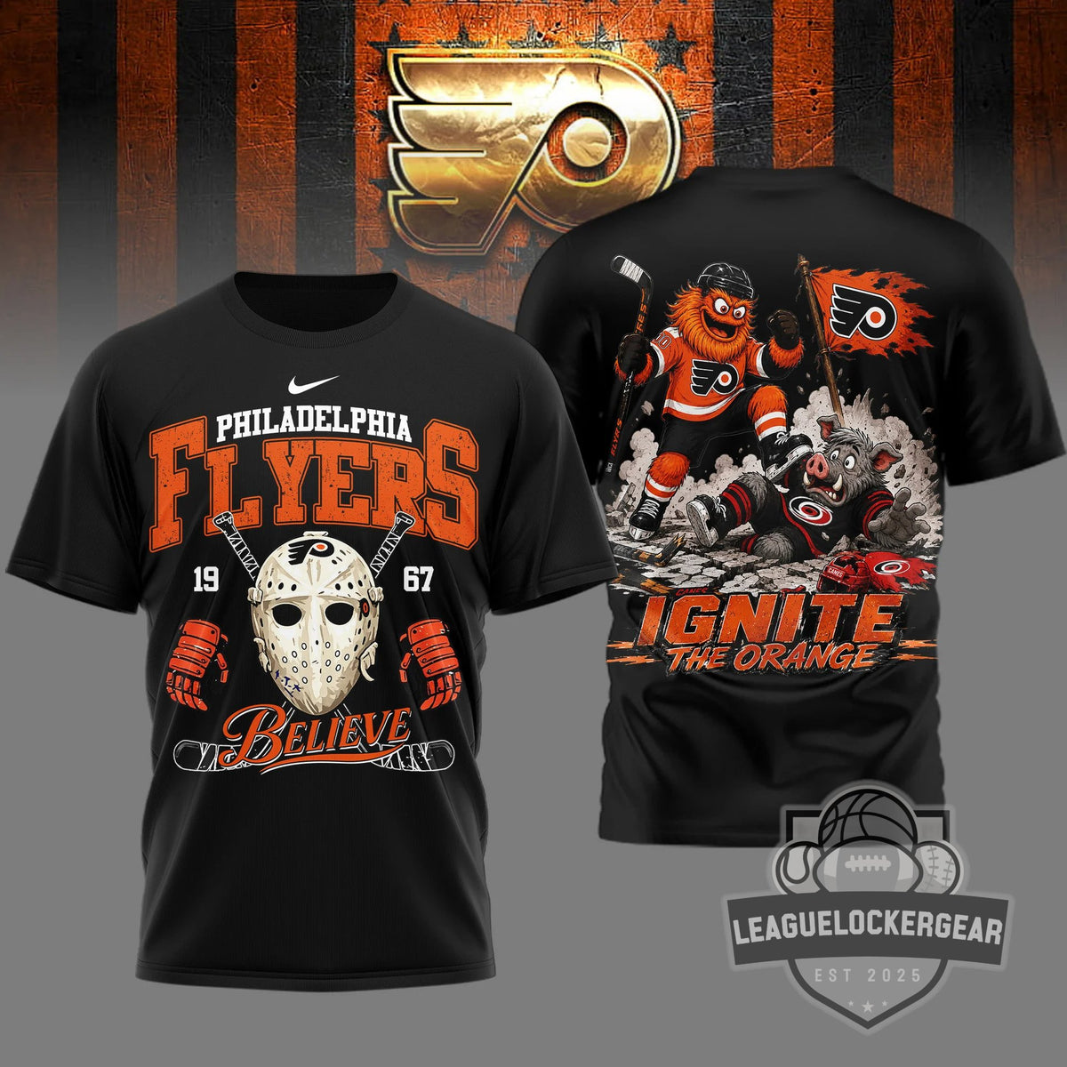 Philadelphia Flyers NHL Ignite The Orange T-Shirt - LeagueLockerGear