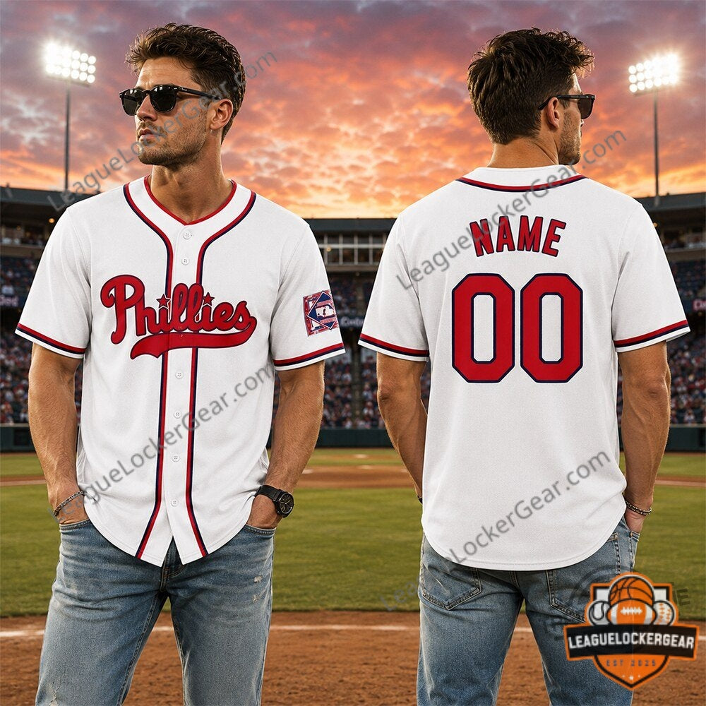 Philadelphia Phillies MLB All-Star Custom Baseball Jersey - LeagueLockerGear
