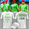 Philadelphia Phillies Mental Health Awareness Month Strike Out The Stigma T-Shirt - LeagueLockerGear