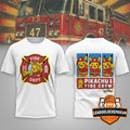 Pikachu Firefighter Fire Dept T-Shirt - LeagueLockerGear