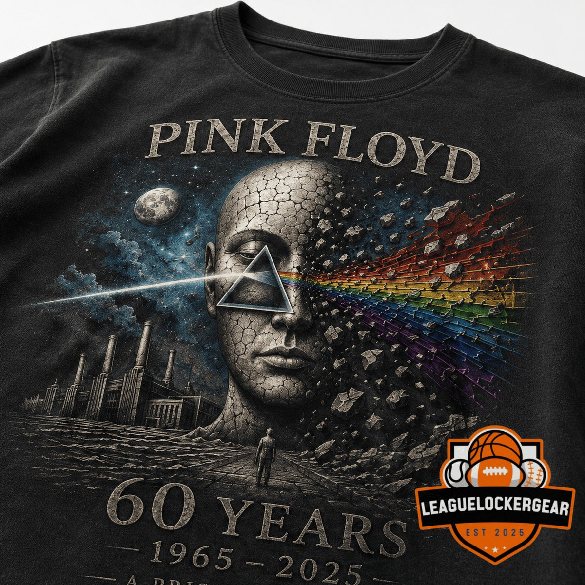Pink Floyd 60th Anniversary 1965-2025 T-Shirt - LeagueLockerGear
