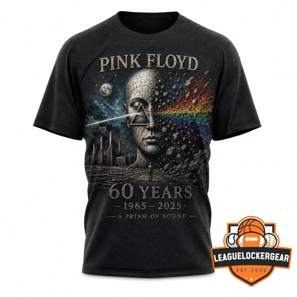 Pink Floyd 60th Anniversary 1965-2025 T-Shirt - LeagueLockerGear