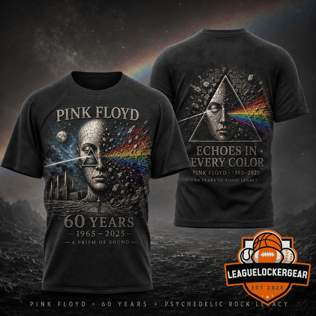 Pink Floyd 60th Anniversary 1965-2025 T-Shirt - LeagueLockerGear