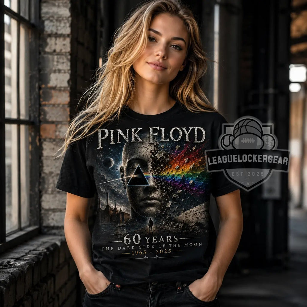 Pink Floyd 60th Anniversary The Dark Side Of The Moon T-Shirt - LeagueLockerGear