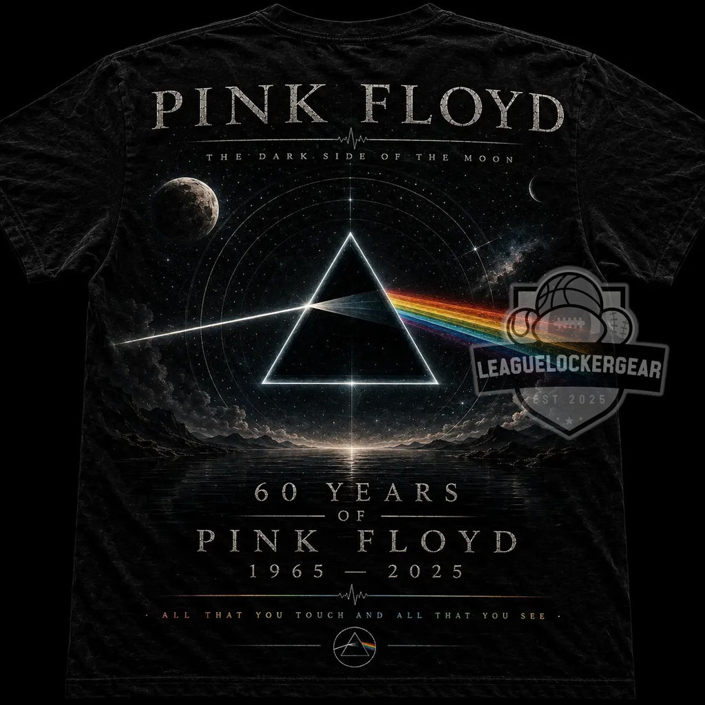 Pink Floyd 60th Anniversary The Dark Side Of The Moon T-Shirt - LeagueLockerGear