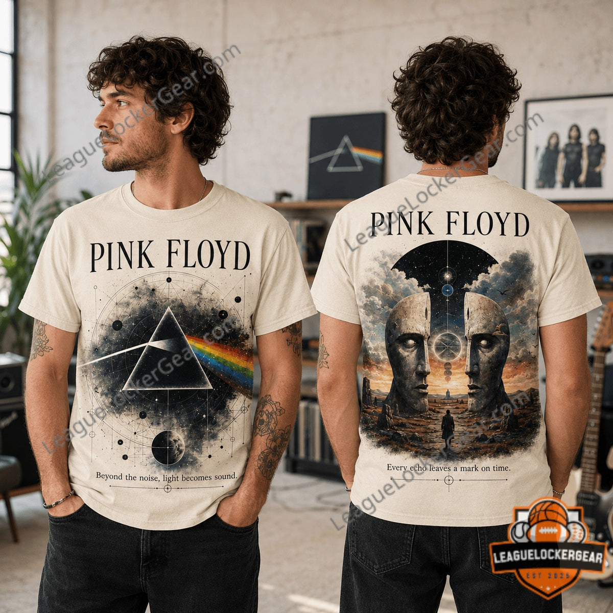 Pink Floyd Dark Side of the Moon 3D T-Shirt - LeagueLockerGear