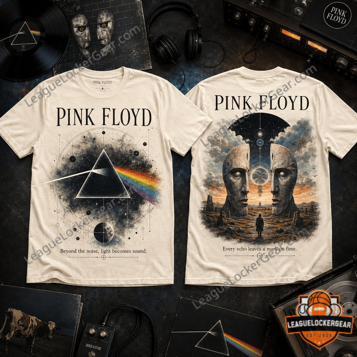 Pink Floyd Dark Side of the Moon 3D T-Shirt - LeagueLockerGear